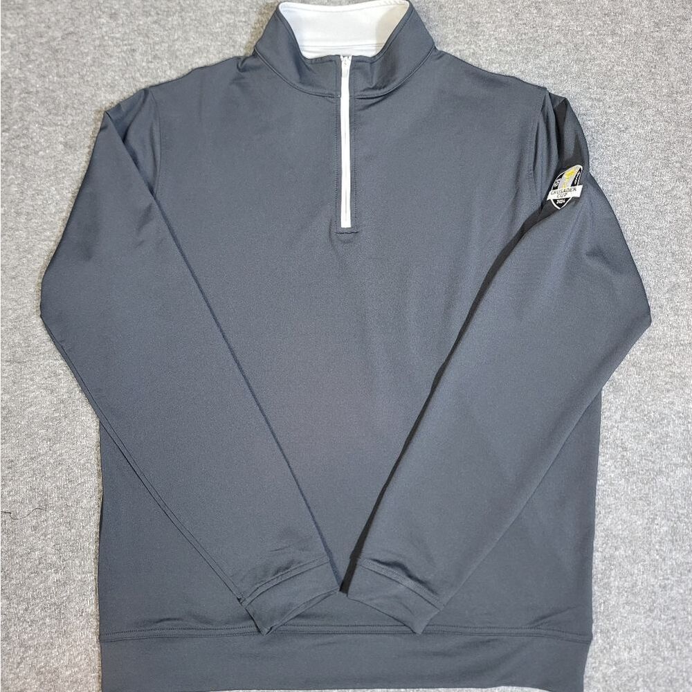 Peter Millar Men's Quarter-Zip with Crusader Cup Logo